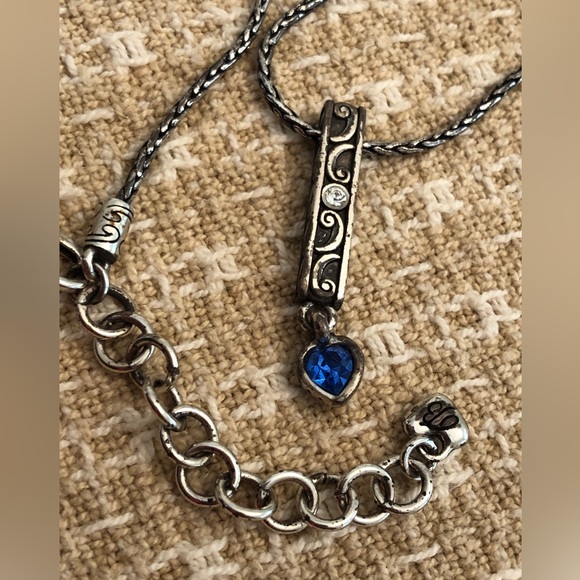 Brighton "A Day Of Love" Blue Swarovski Crystal  Pendant Necklace - Picture 11 of 16